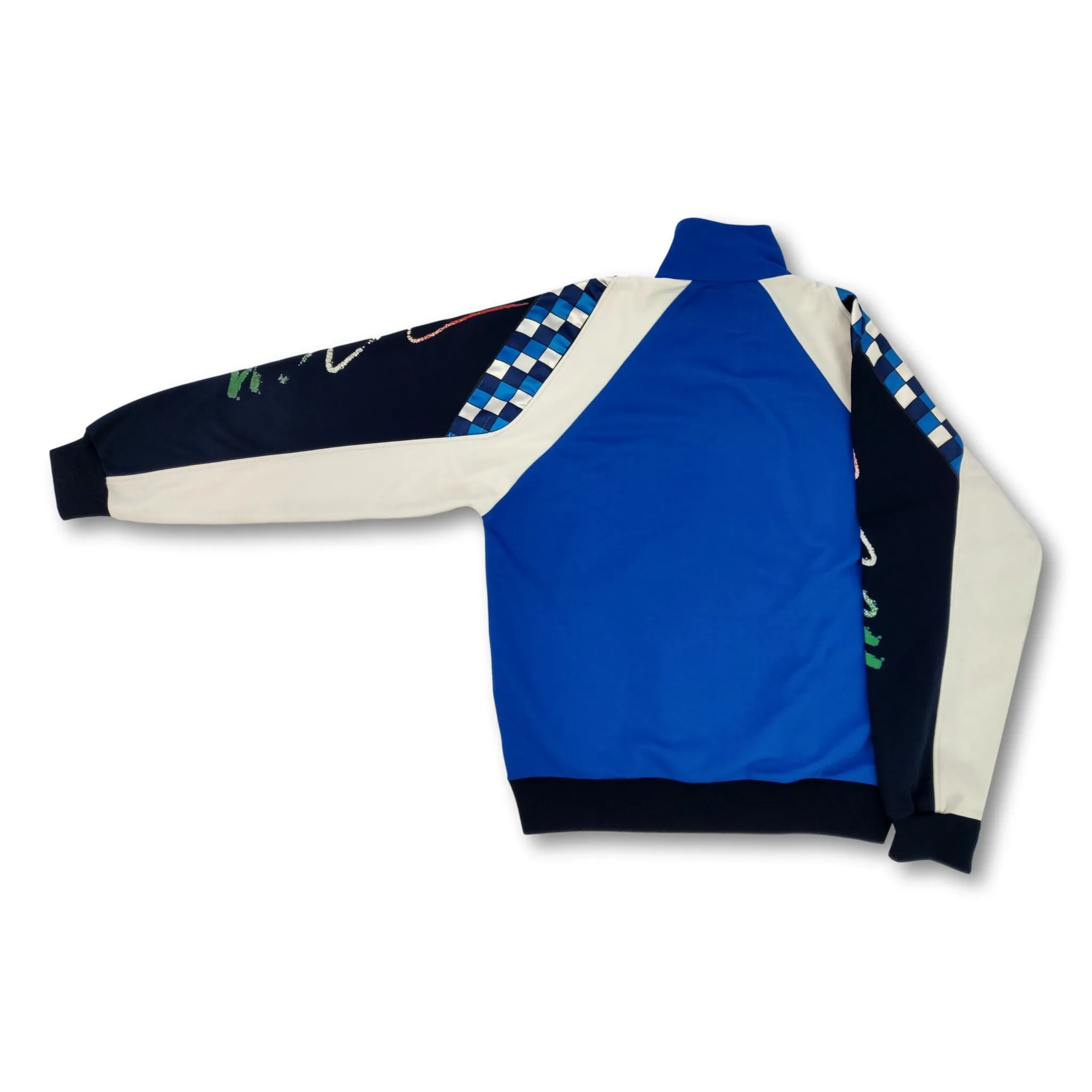 1990 blue Italy Diadora player-issue track jacket