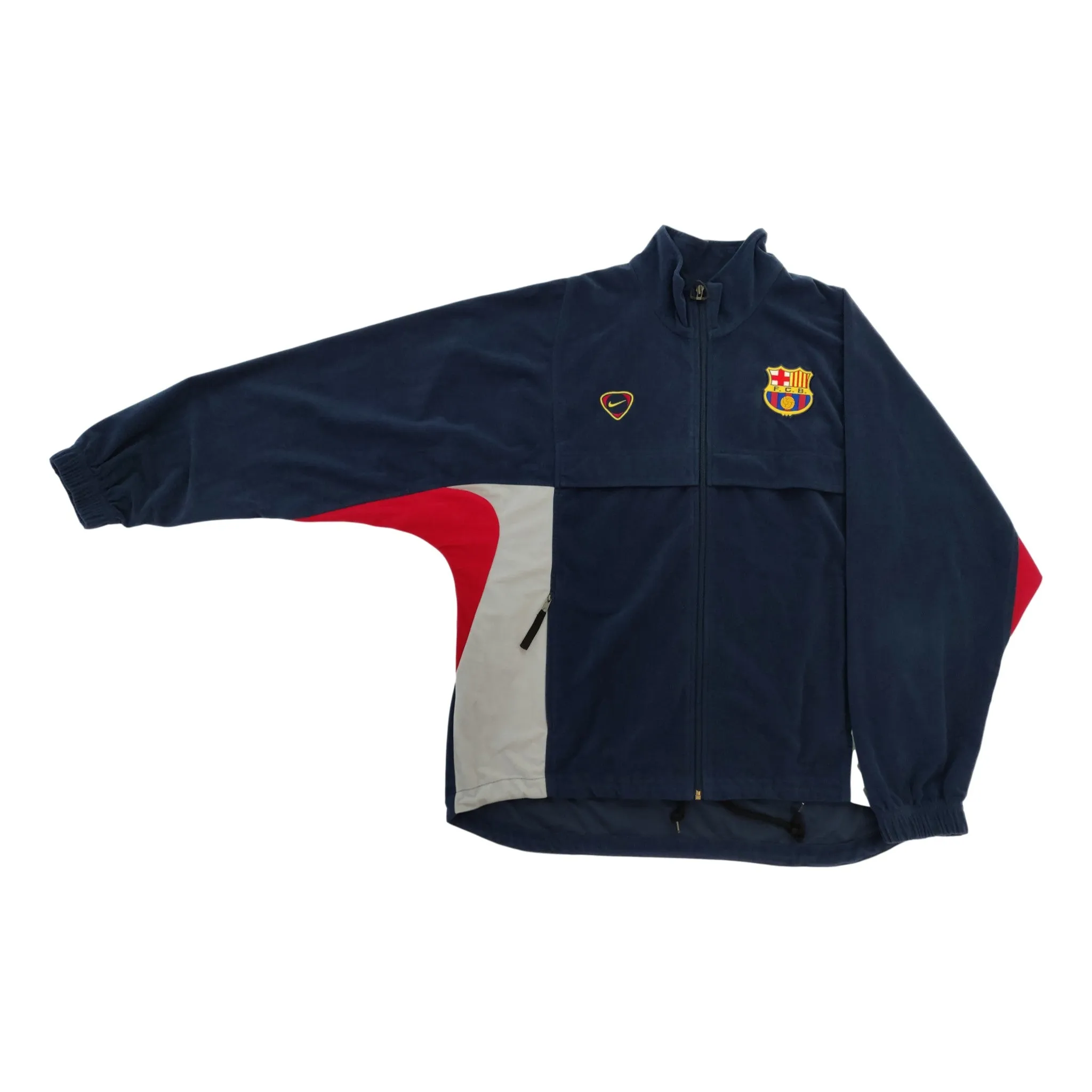 1999-00 blue FC Barcelona Nike fleece jacket