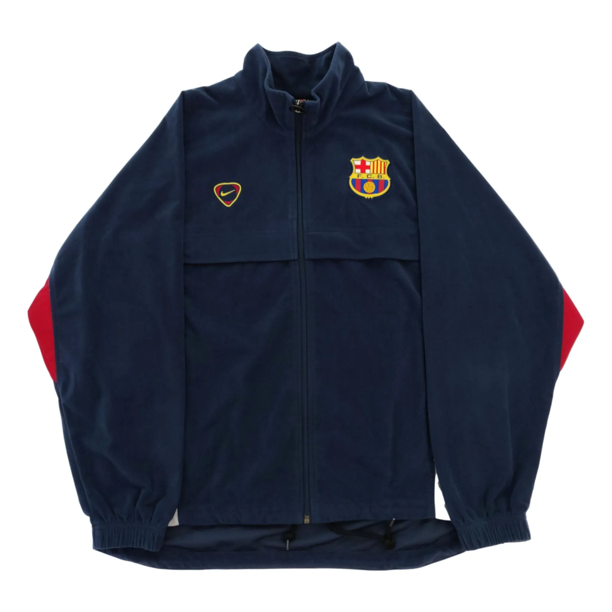 1999-00 blue FC Barcelona Nike fleece jacket