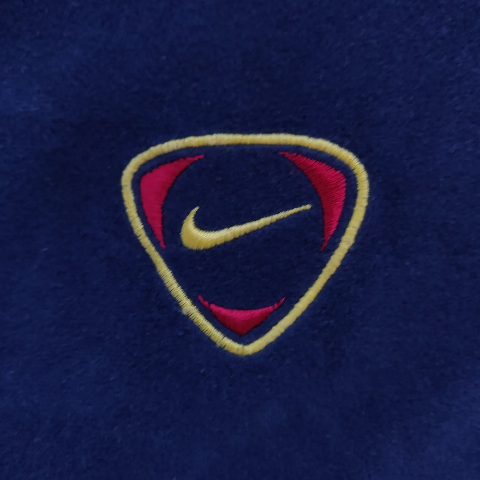 1999-00 blue FC Barcelona Nike fleece jacket