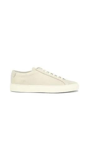 Achilles White Suede Sneakers