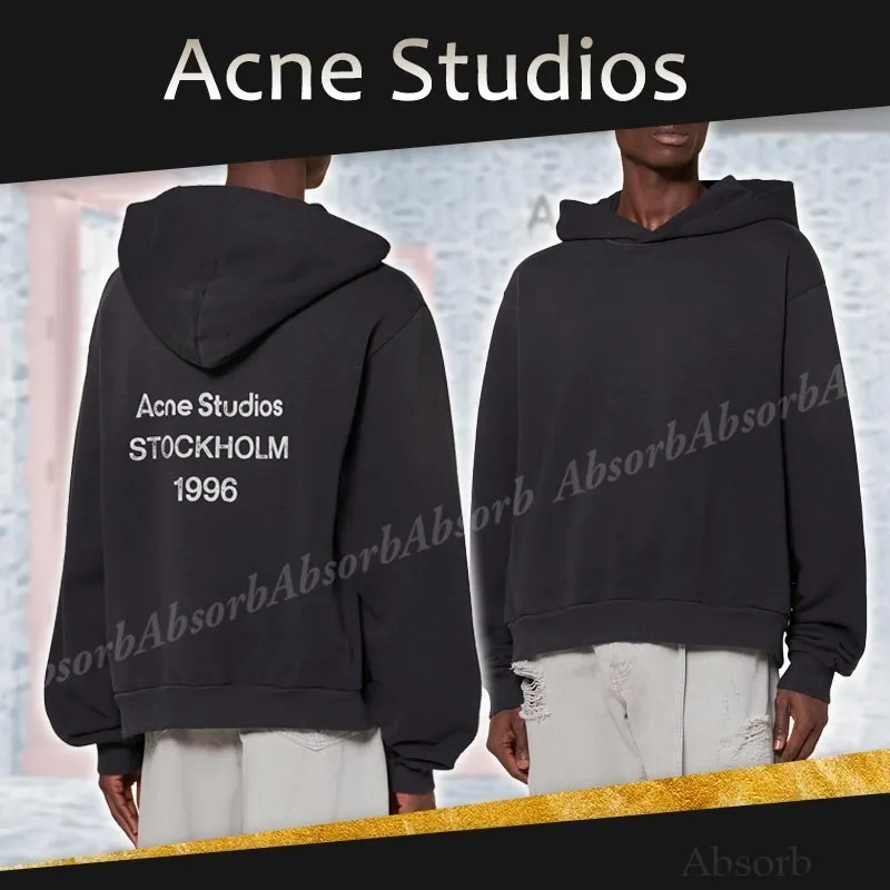 Acne Studios | Street Style Long Sleeves Plain Cotton Logo Designers