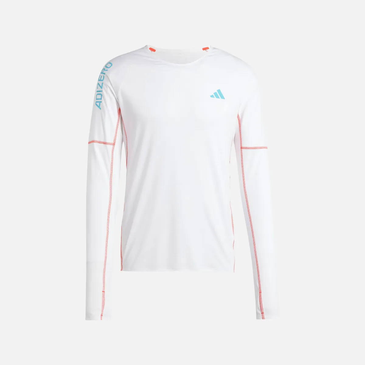 Adidas Adizero Men's Running Long Sleeve T-shirt - White.