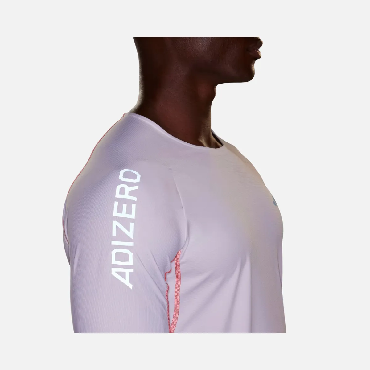 Adidas Adizero Men's Running Long Sleeve T-shirt - White.