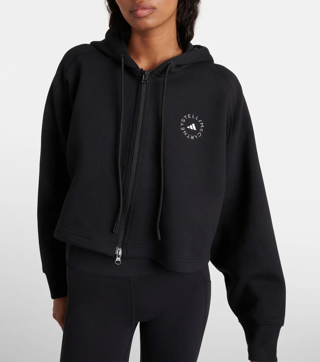 adidas by Stella McCartney | Long Sleeve Cotton Hoodies & Sweatshirts 