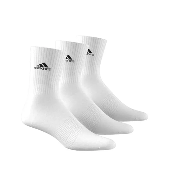 ADIDAS Cushioned Crew Socks - White (3 pairs)