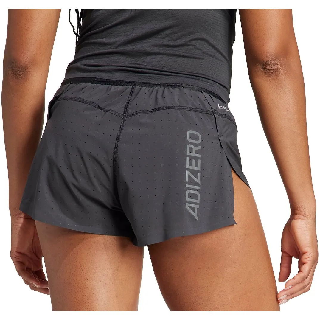 adidas women's running shorts black