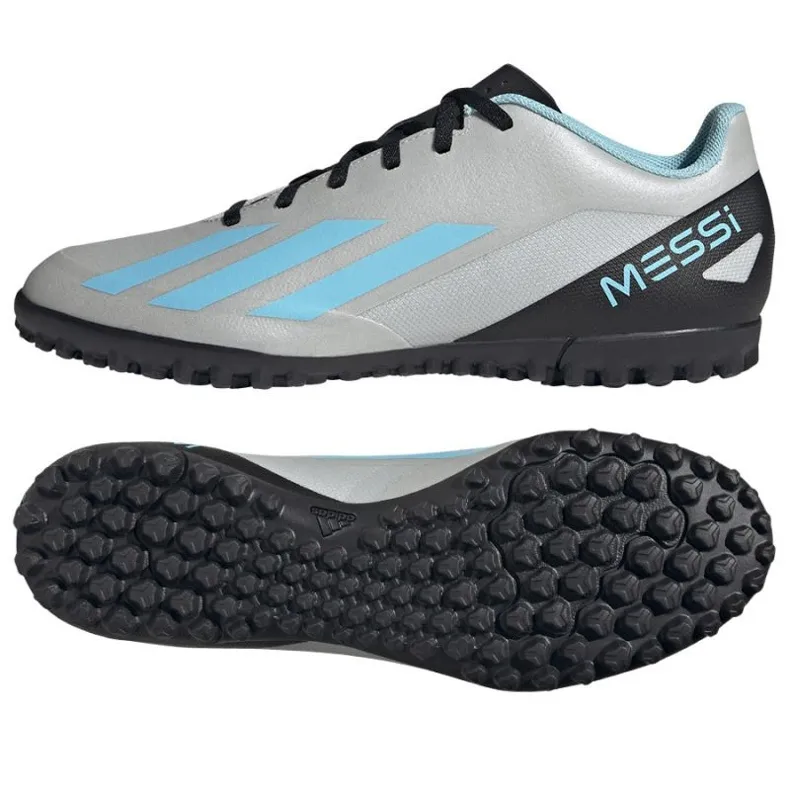 Adidas X Crazyfast Messi.4 Tf M IE4069 football shoes grey shades of grey