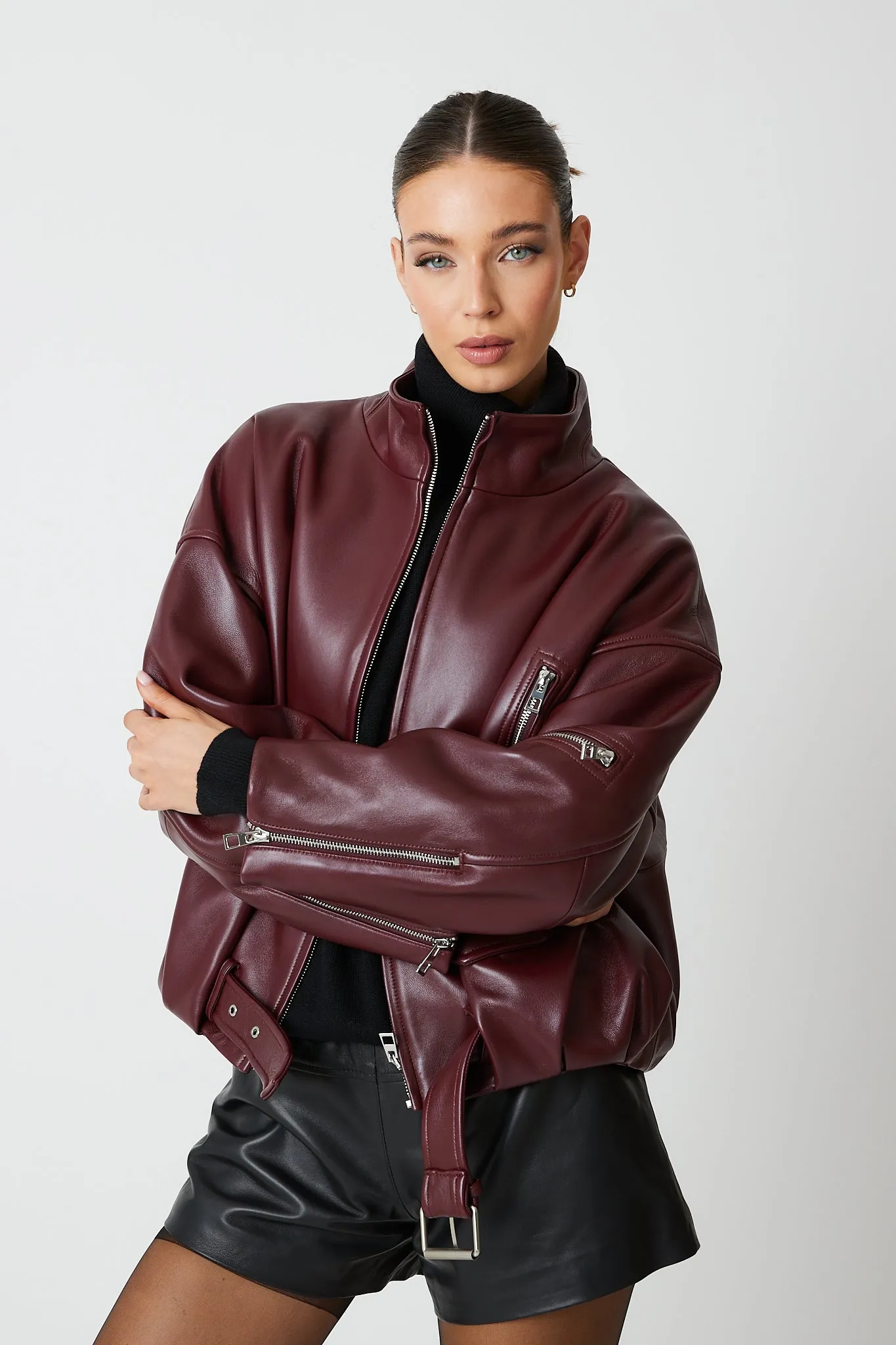 Allegra Leather Jacket