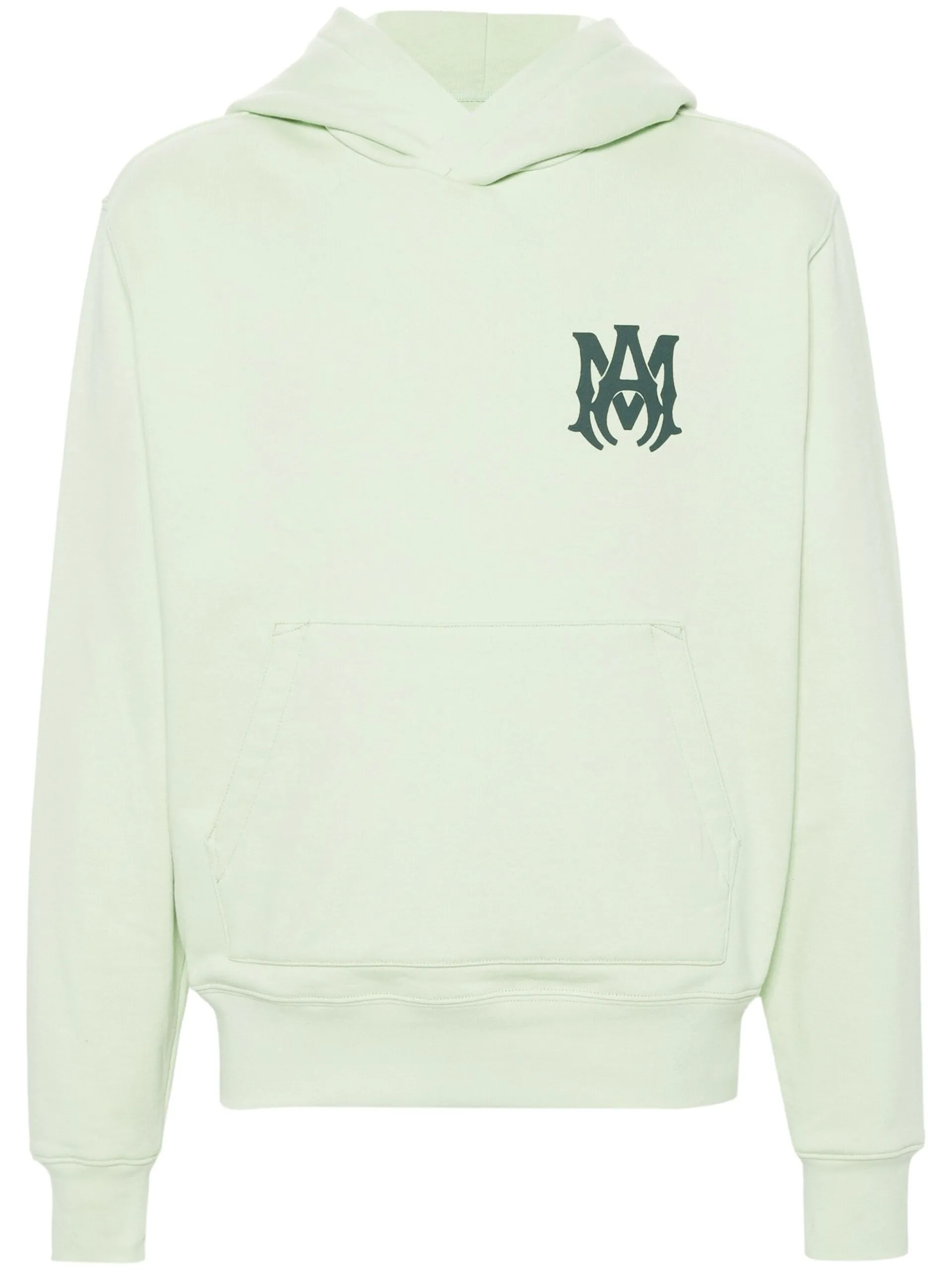 AMIRI Monogram Hoodie - Street Style Long Sleeves, Plain Cotton, Logo