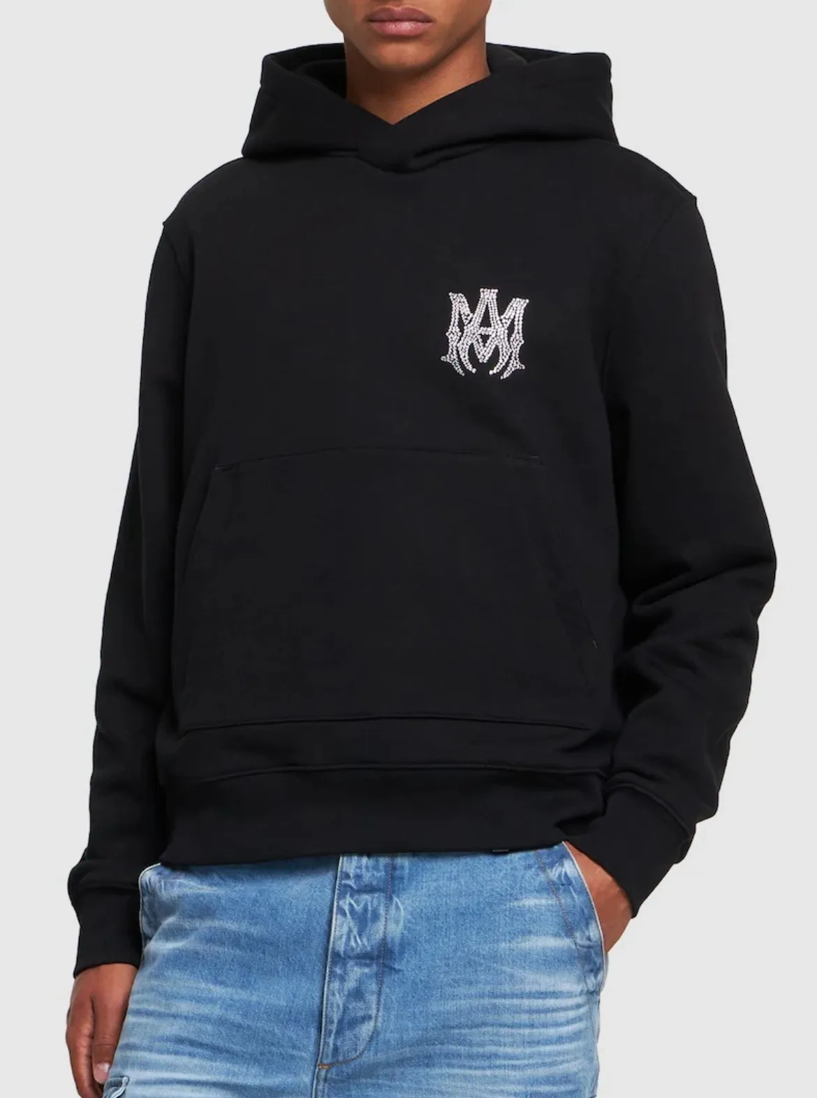 Amiri Street Style Long Sleeves Cotton Logo Hoodies