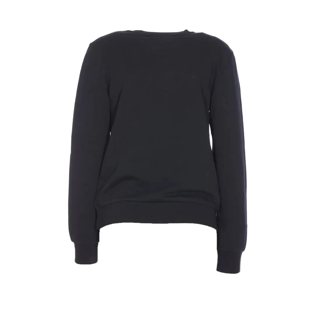 A.P.C. Long Sleeve Crew Neck Cotton Logo Shirt - Street Style