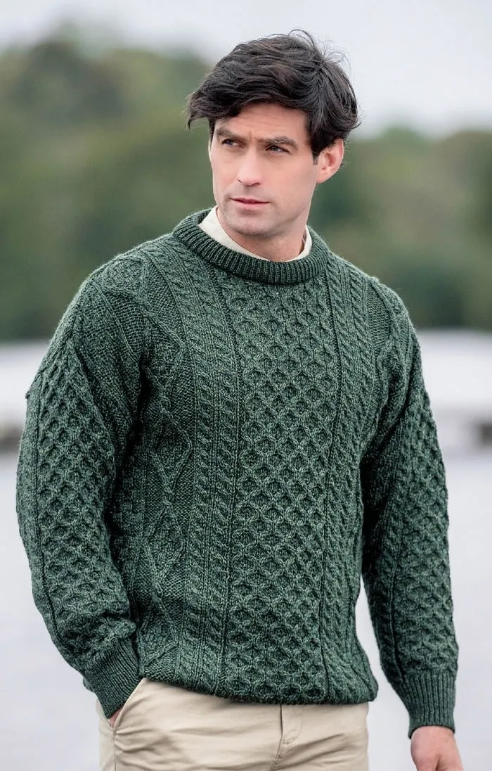 Aran Crew Neck Sweater