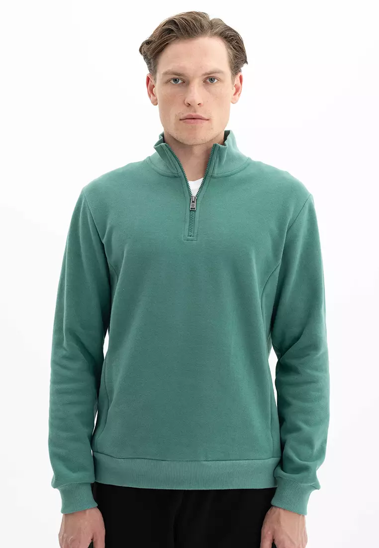 ARMA Zip Neck Sweater