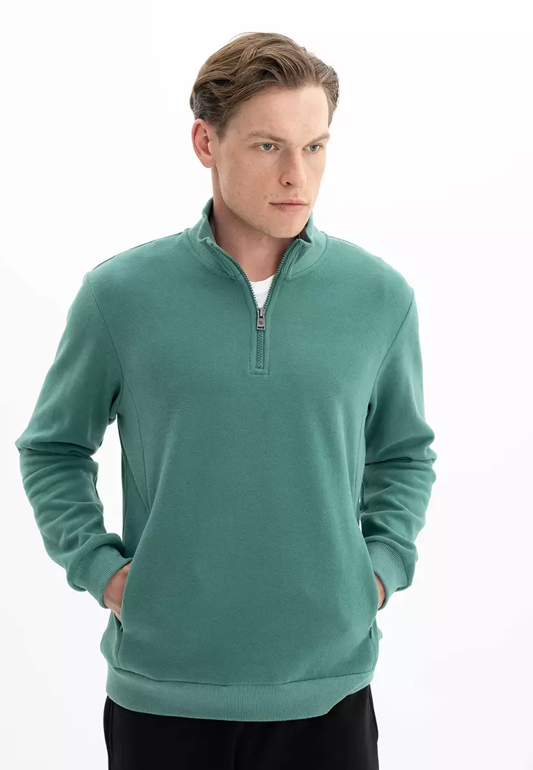 ARMA Zip Neck Sweater