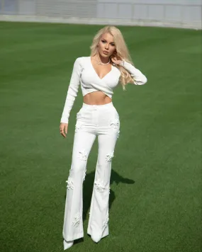 Arna White Pants - Shop Now - Limited Stock Available.