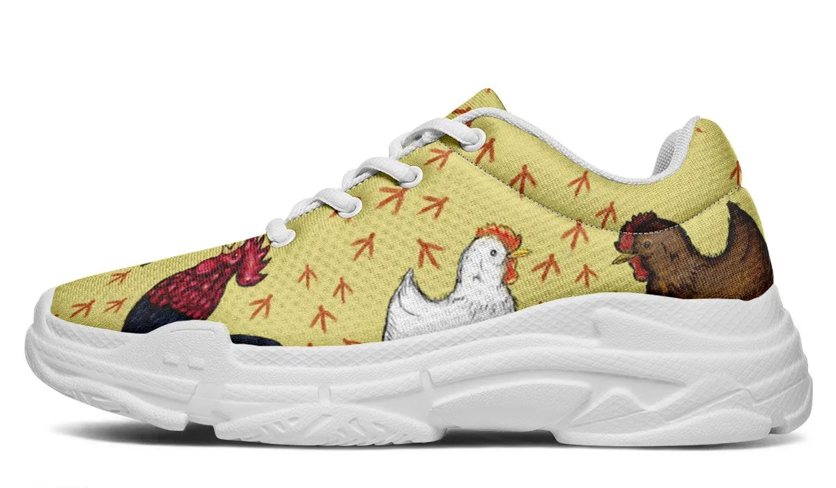 Art Chunky Chicken Sneakers