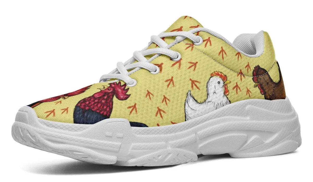 Art Chunky Chicken Sneakers