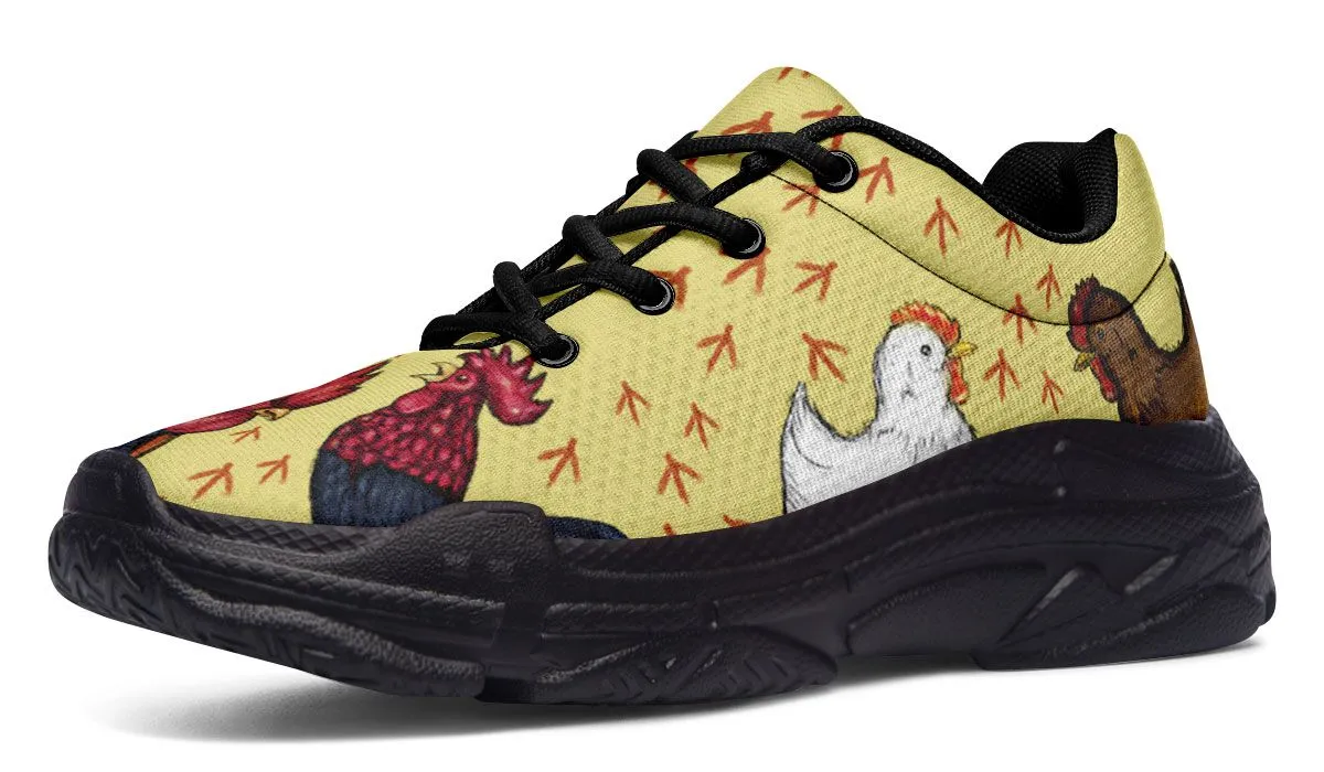 Art Chunky Chicken Sneakers