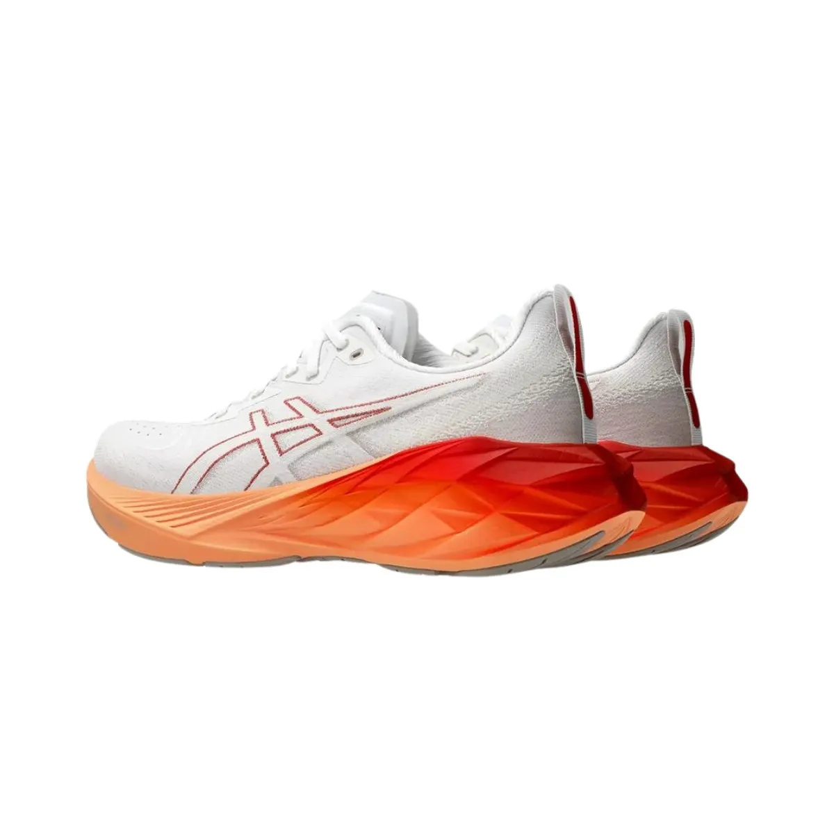 Asics Novablast 4 White Orange Shoes