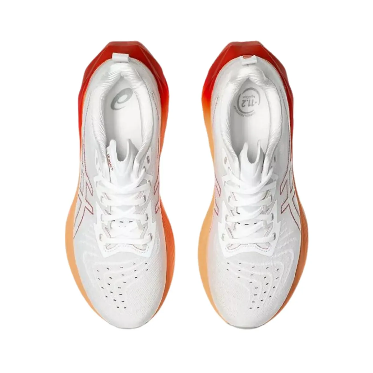 Asics Novablast 4 White Orange Shoes