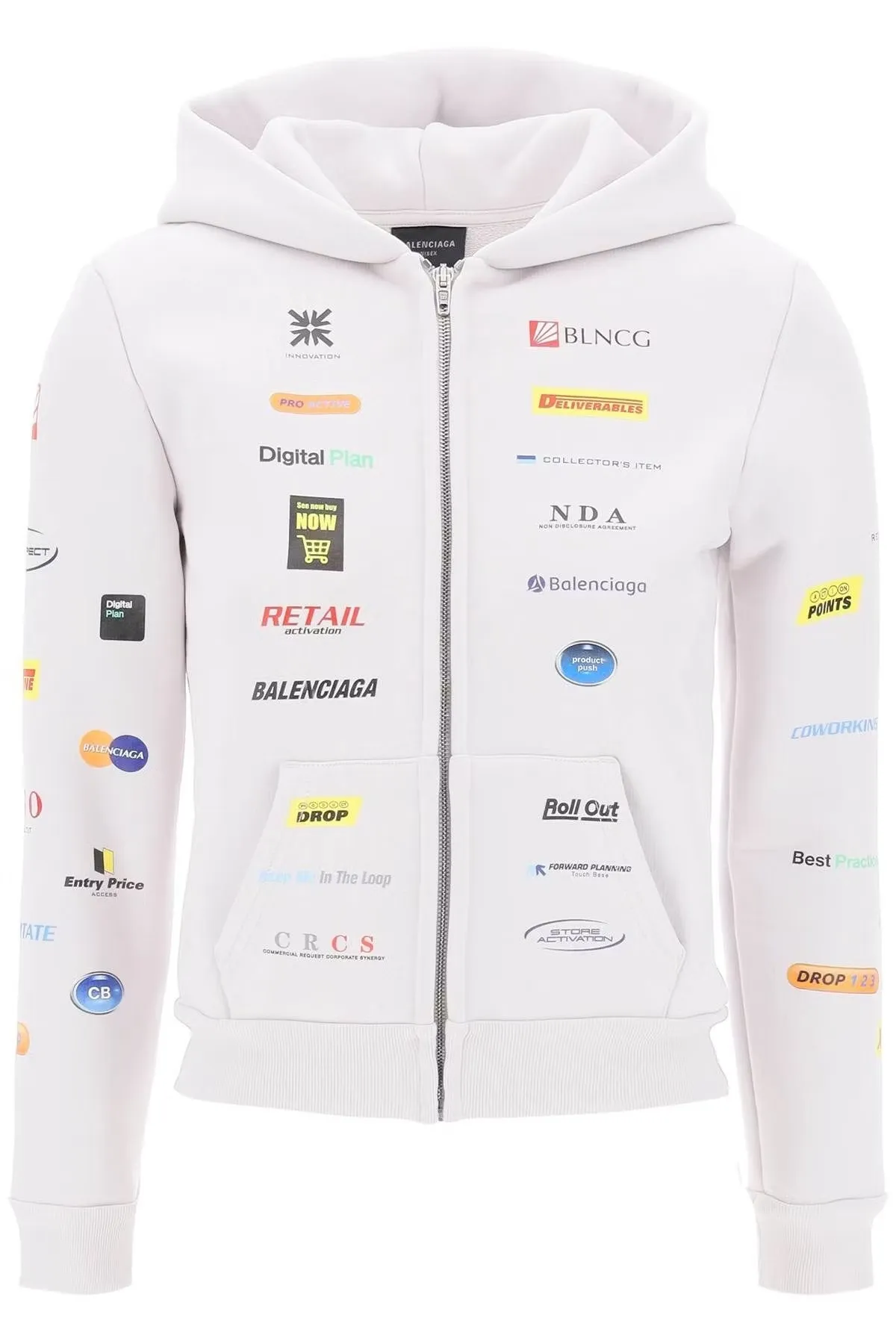 BALENCIAGA | Street Style Long Sleeves Cotton Logo | Unisex