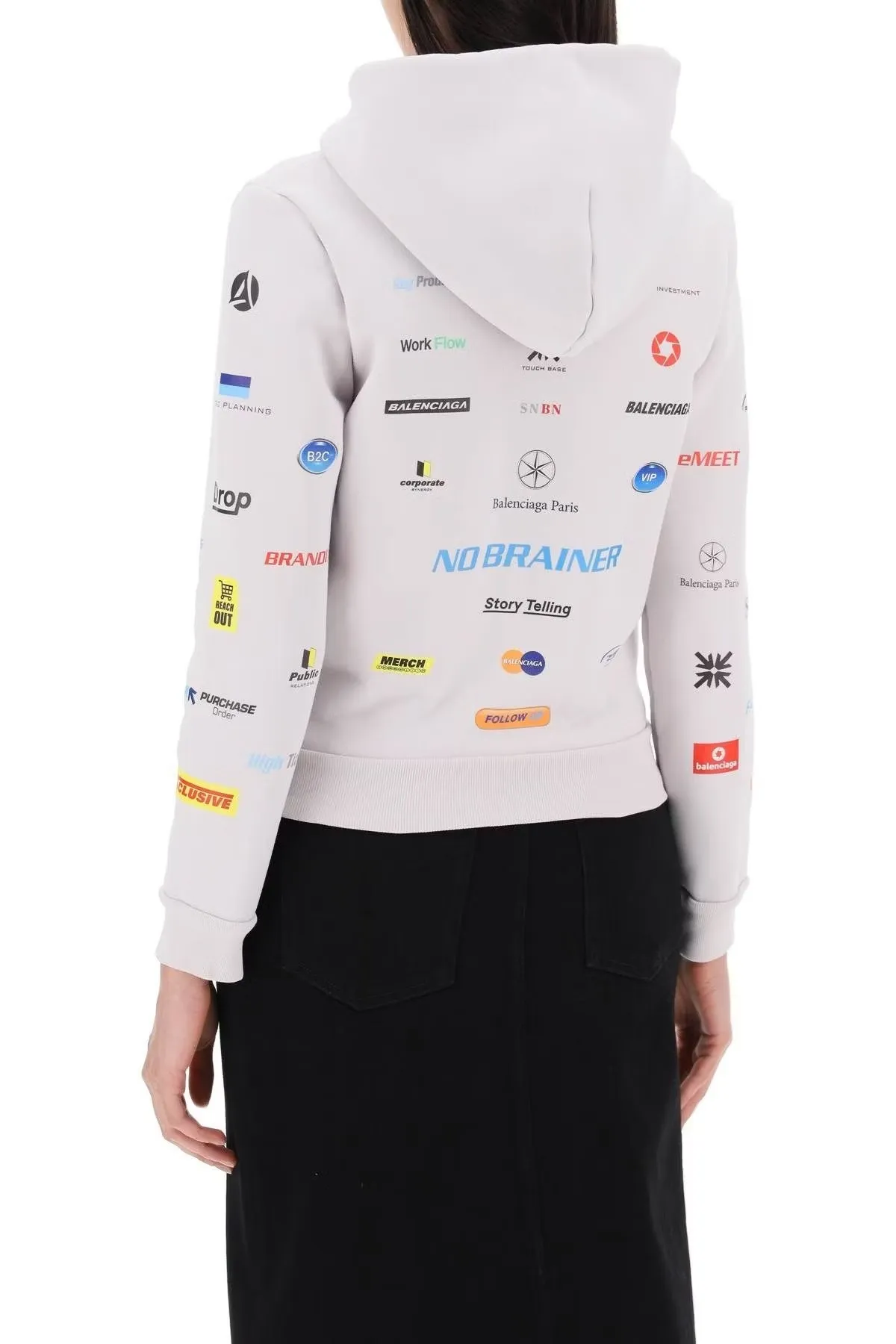 BALENCIAGA | Street Style Long Sleeves Cotton Logo | Unisex