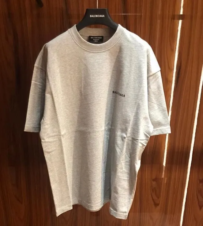 Balenciaga Logo Medium Fit T-Shirt - Buy Online Now