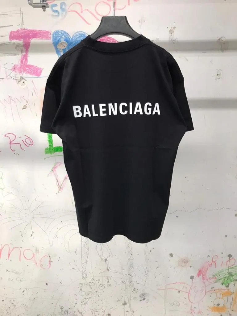 Balenciaga Logo Medium Fit T-Shirt - Buy Online Now