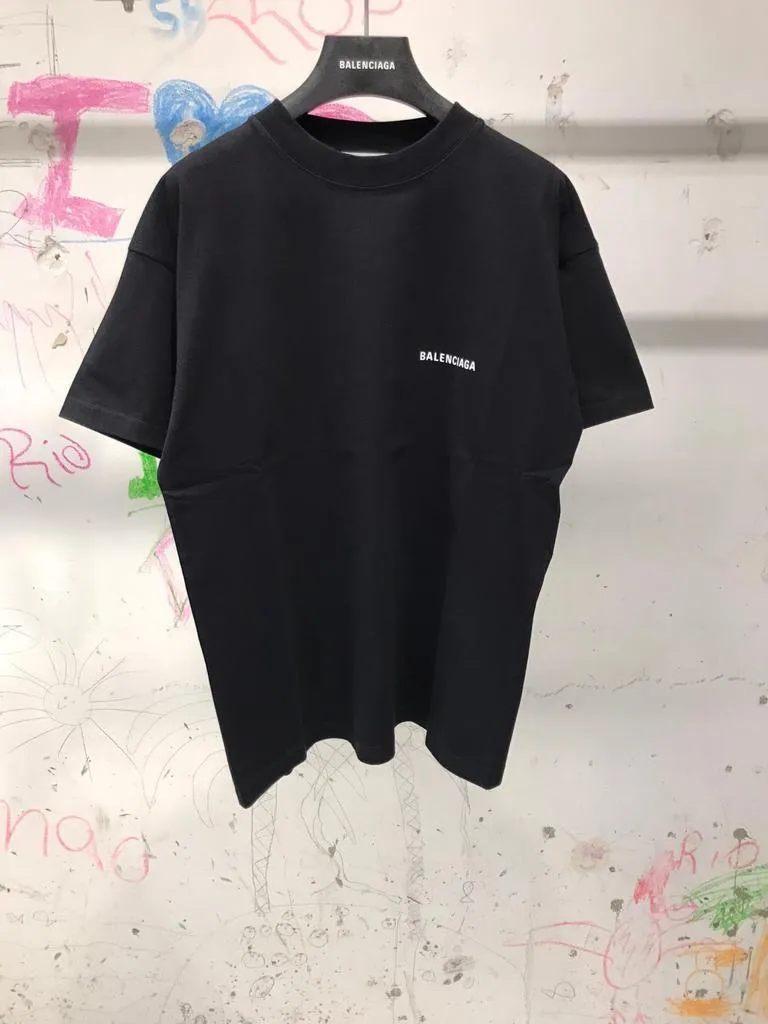 Balenciaga Logo Medium Fit T-Shirt - Buy Online Now