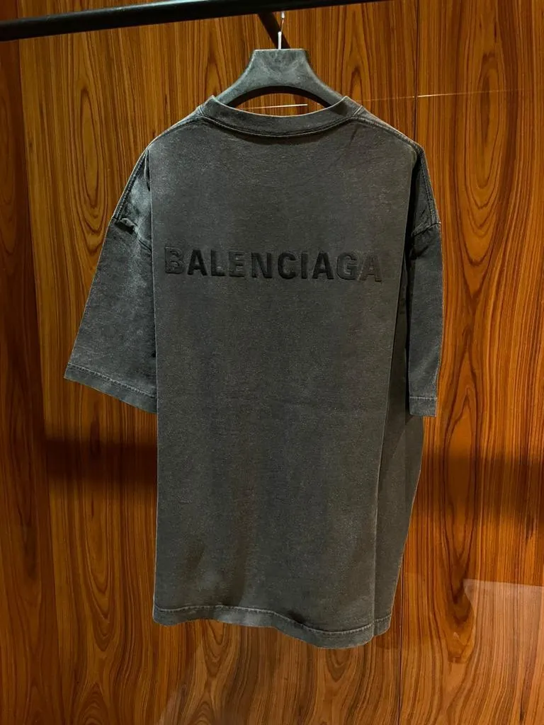 Balenciaga Logo Medium Fit T-Shirt - Buy Online Now