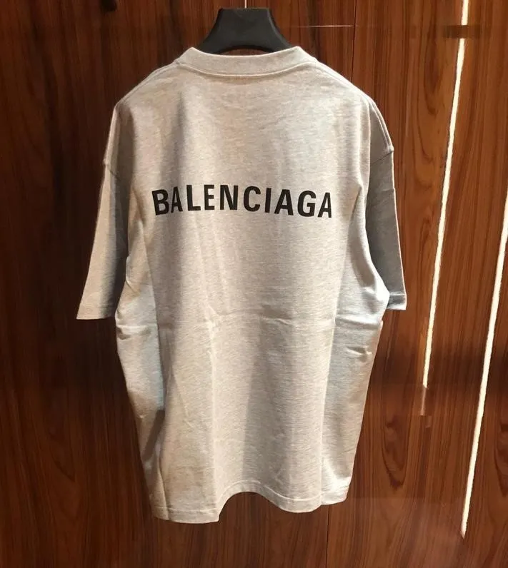 Balenciaga Logo Medium Fit T-Shirt - Buy Online Now