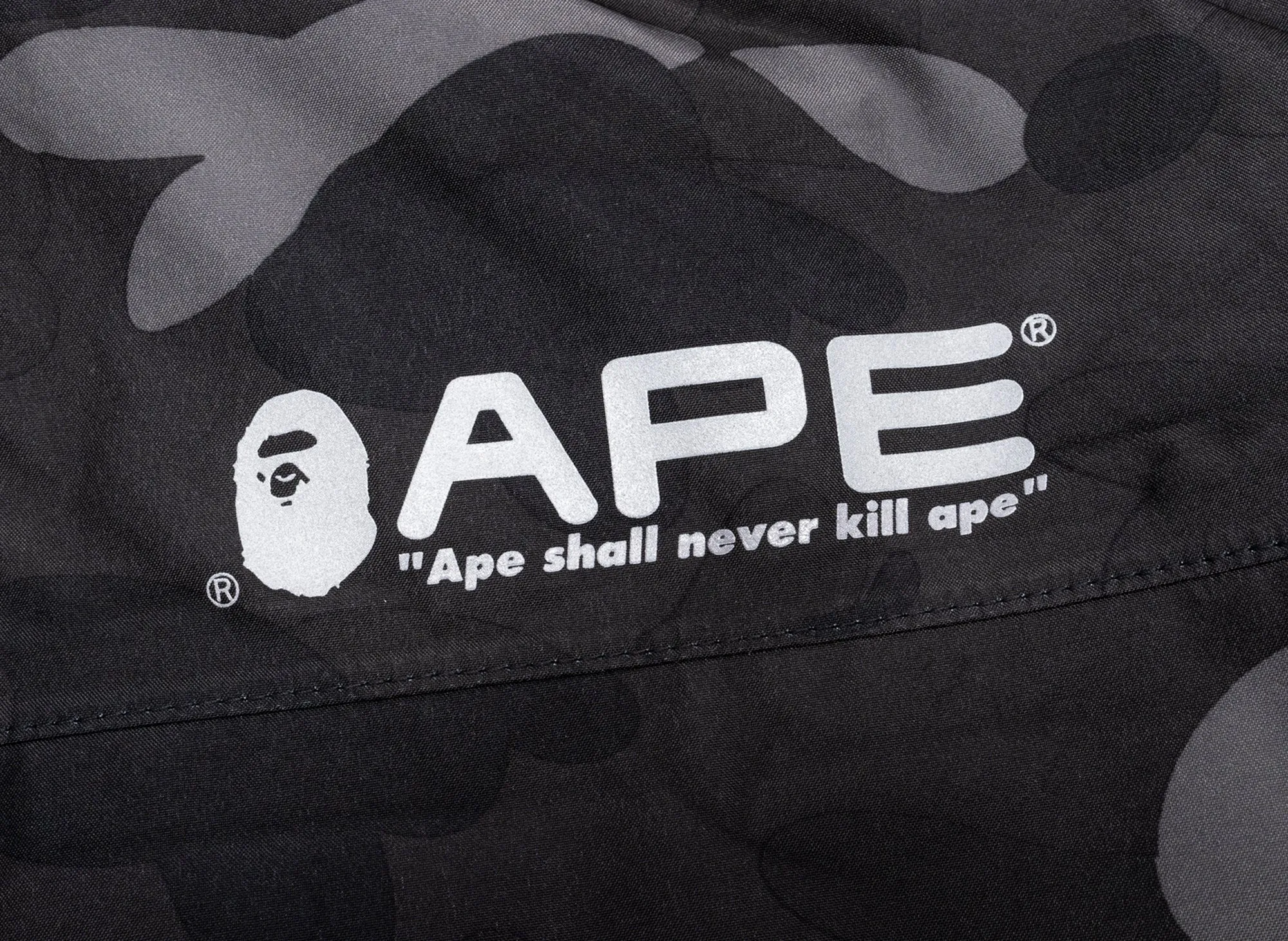 bape gore-tex color camo shell jacket xld