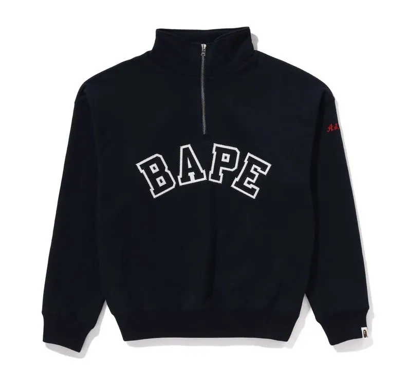 Bape Hoodies & Sweatshirts: Trendy Unisex Street Style Cotton Logo Apparel.