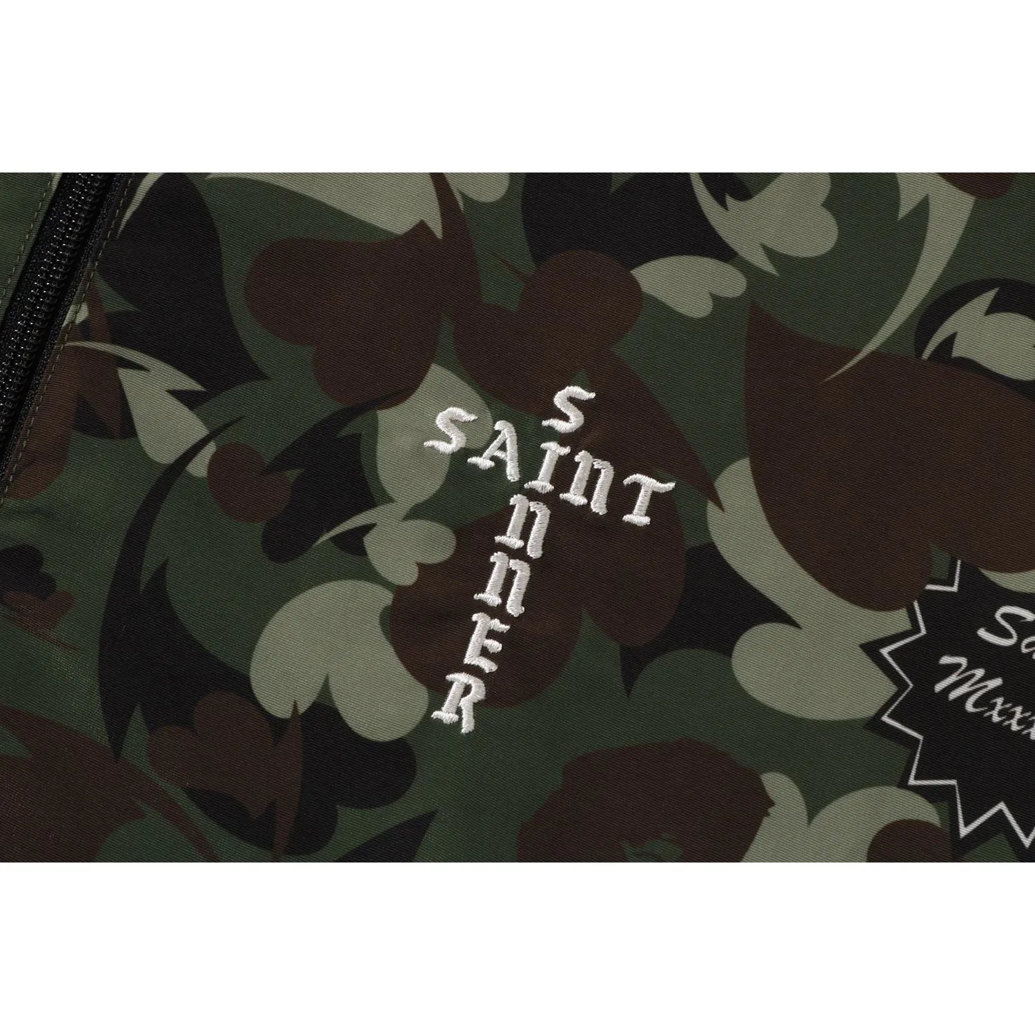 Bape Saint MXXXXXX Heart Camo Men's Track Jacket