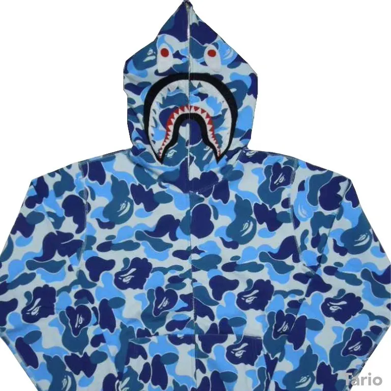 BATHING APE Camouflage Street Style Long Sleeves Cotton Hoodies