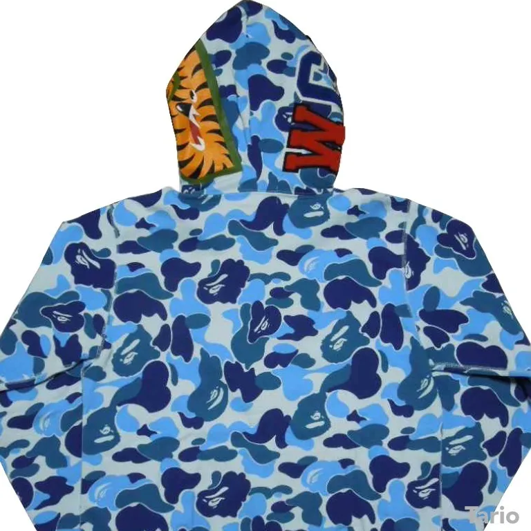 BATHING APE Camouflage Street Style Long Sleeves Cotton Hoodies