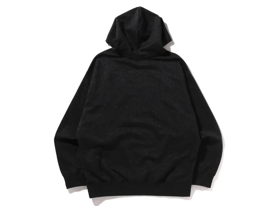 BATHING APE Street Style Cotton Logo Hoodies - Long Sleeves | Plain Design