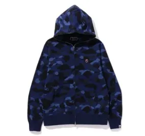 BATHING APE Unisex Street Style Long Sleeves Cotton Logo Hoodies