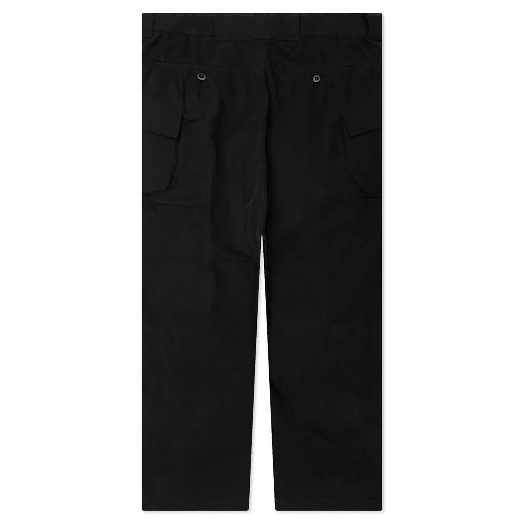 Black Cotton Pants