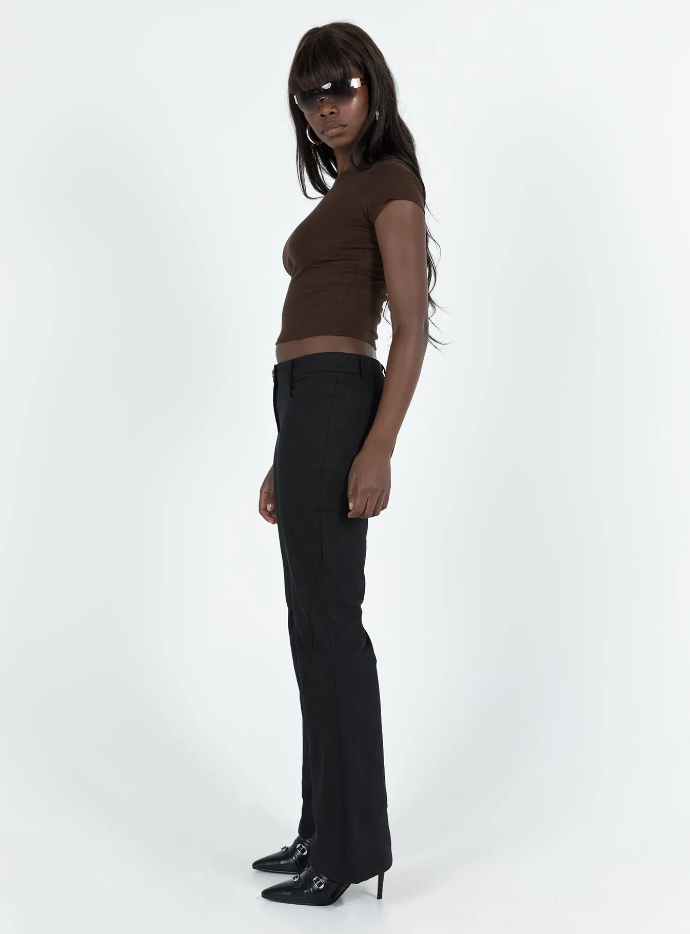 Black Emiko Pants