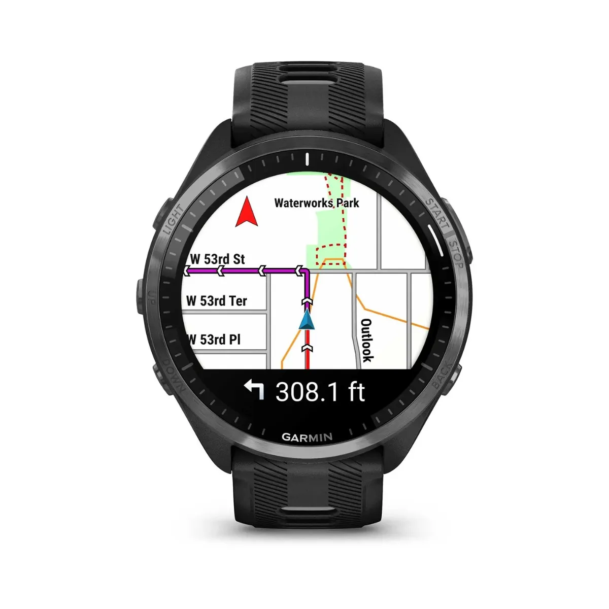 Black Grey Garmin Forerunner 965