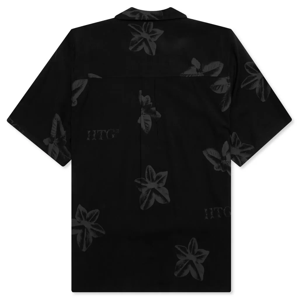 Black Tobacco Button Up Shirt