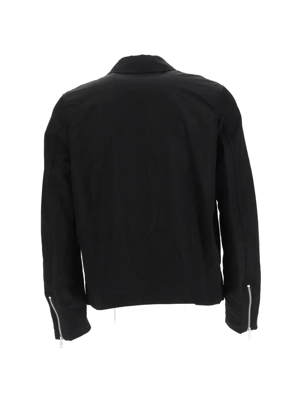 Black Zip-Up Long-Sleeved Jacket Comme des Garçons.