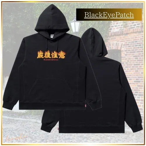 BlackEyePatch | Long Sleeve Unisex Hoodies & Sweatshirts with Street Style Logo