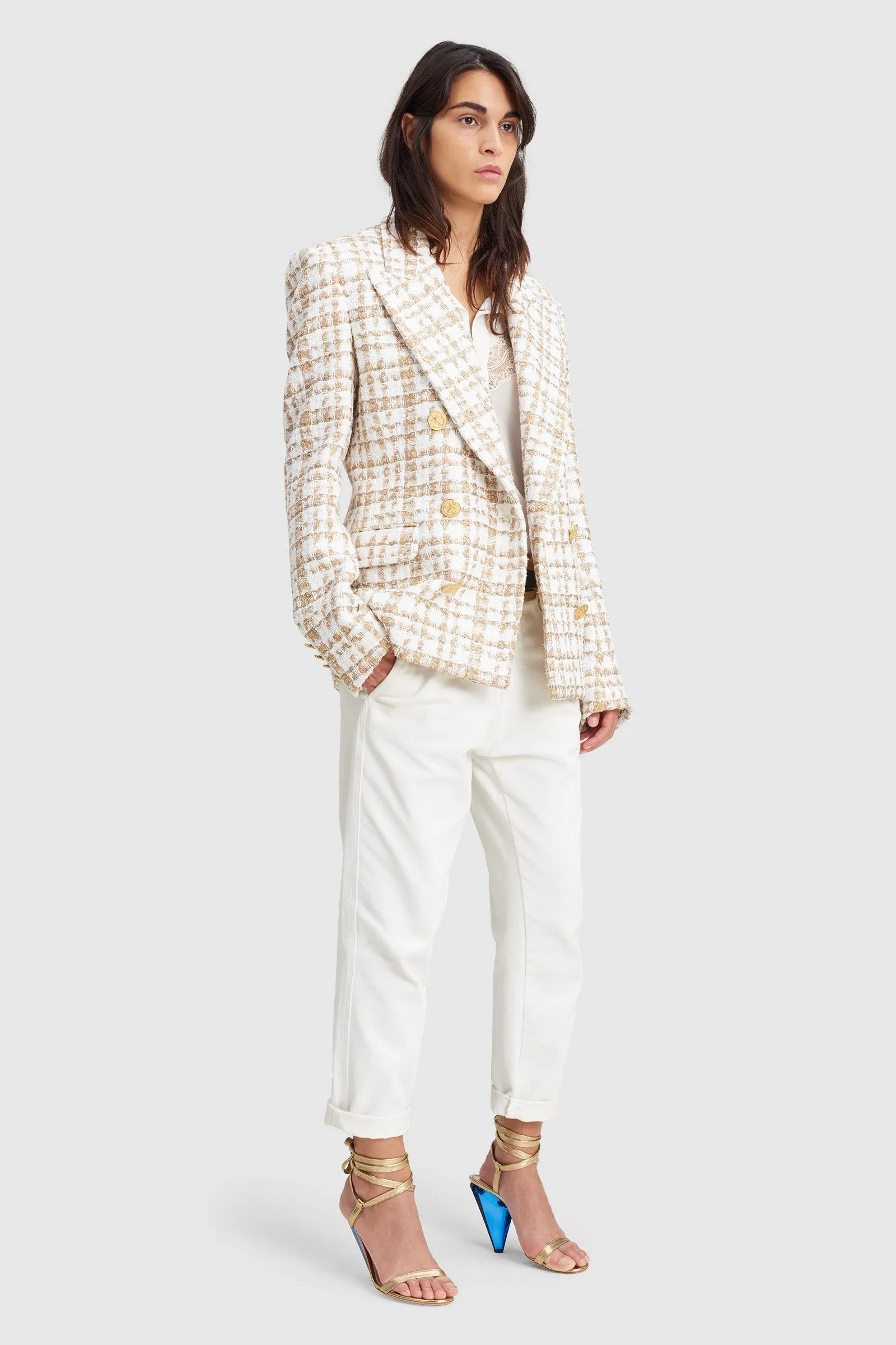 Blazer offwhite gold