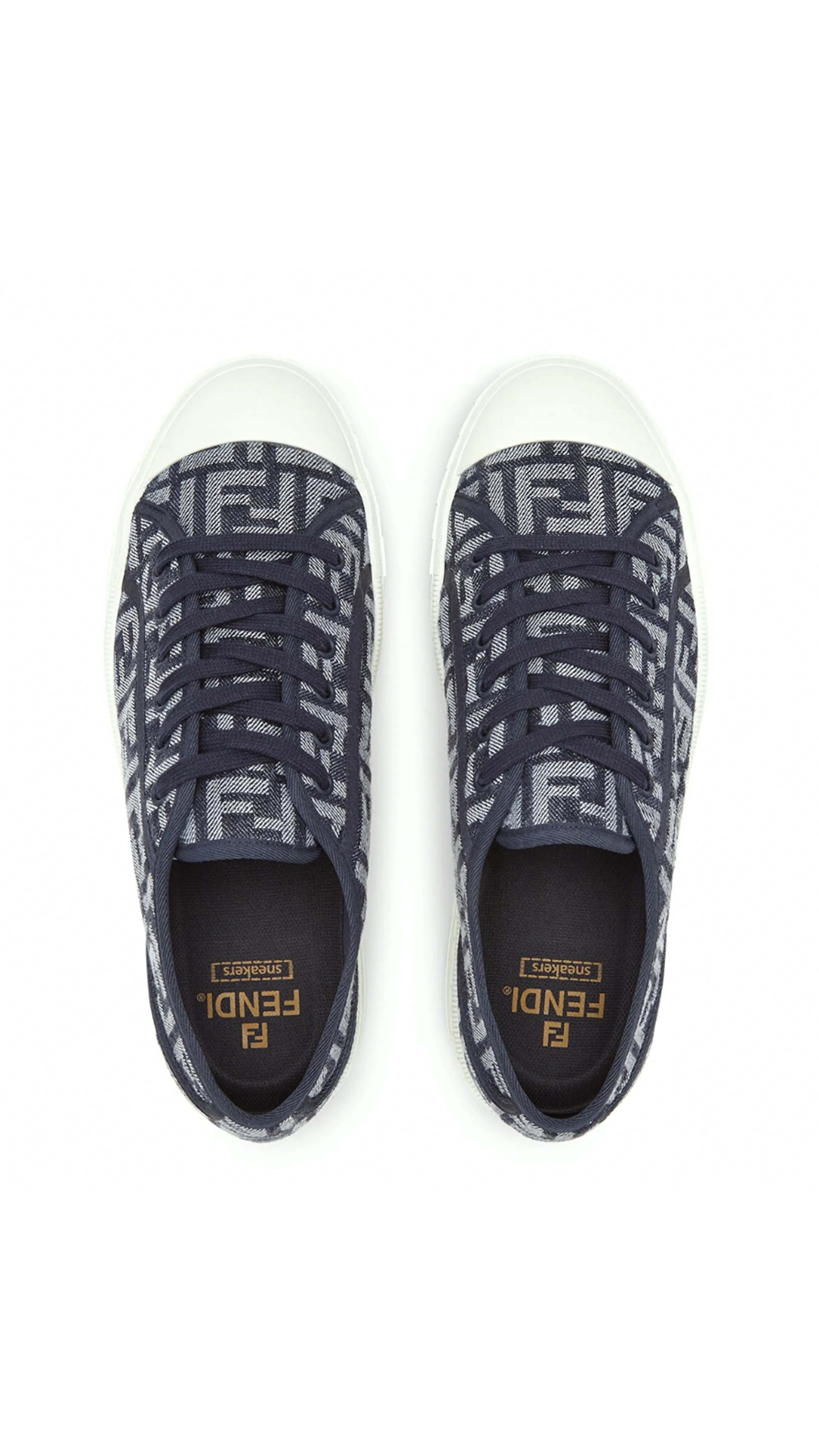 Blue Denim Domino Sneakers