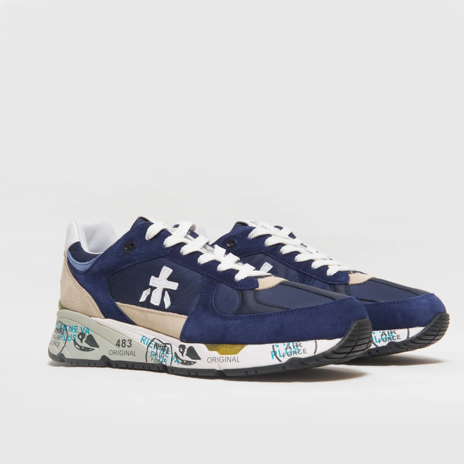 Blue Premiata Mase Sneakers