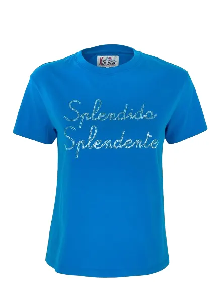 Blue Women's T-Shirt - Beautiful Shining Style