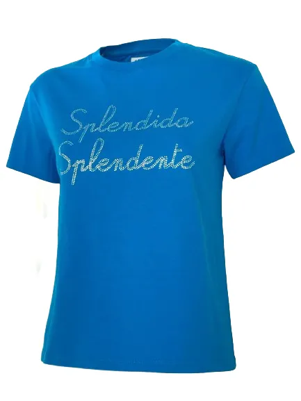 Blue Women's T-Shirt - Beautiful Shining Style